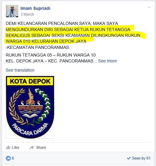 Niat BPK nakuti Ahok, taunya salah Cari lawan.
