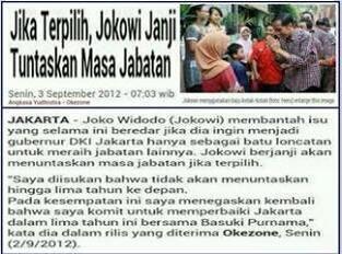 Ahok Tikam Jokowi Dari Belakang