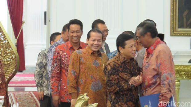 Bertemu Jokowi Usai 'Papa Minta Saham', Novanto: Saya Selalu Dukung Beliau