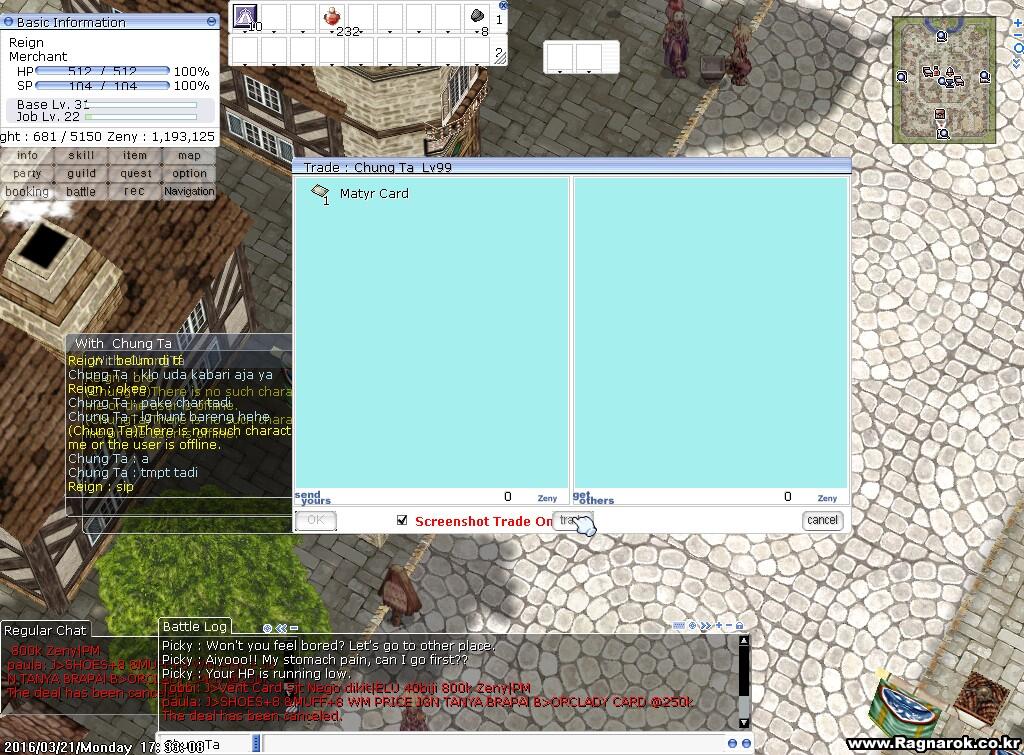 Zeny Ragnarok Return (pondokgaming)