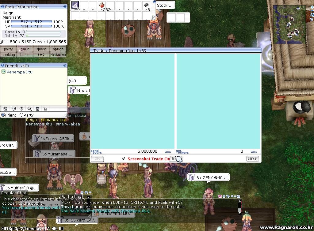 Zeny Ragnarok Return (pondokgaming)