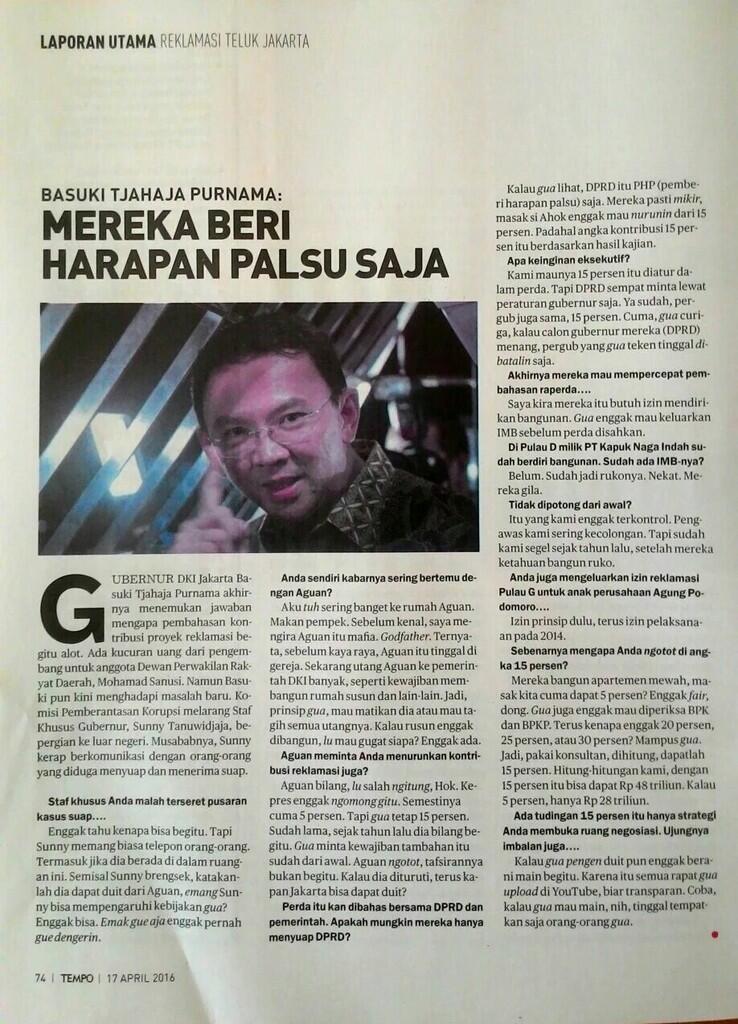 ( Sumber Waras ) KPK: Kalo ngga ada korupsinya, mau gimana ?