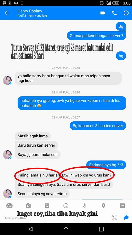 Tolong Di bantu gan, pencerahan masalah kasus yang Sedang hadapi