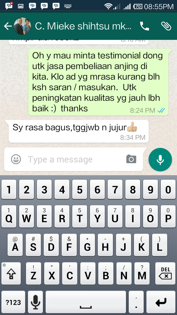 Testimonial Caesar Jac'O Kennel - Petshop - Services