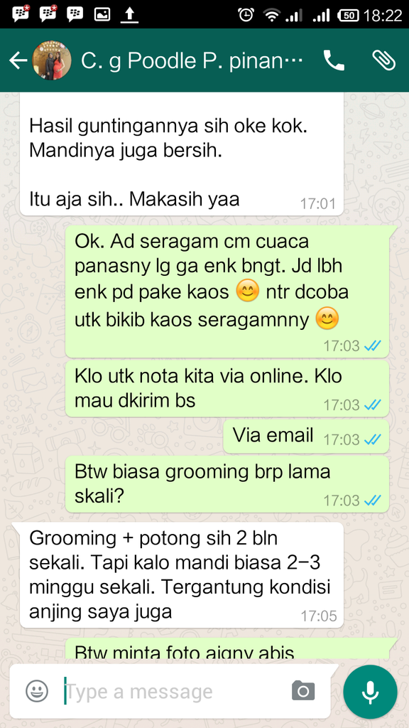 Testimonial Caesar Jac'O Kennel - Petshop - Services