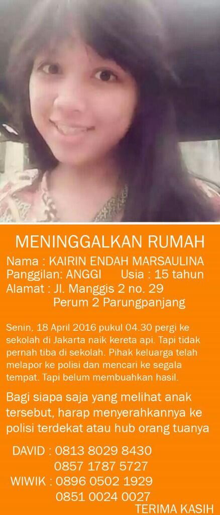 Anggi Pulanglah, Ibu Menanti di Parung Panjang