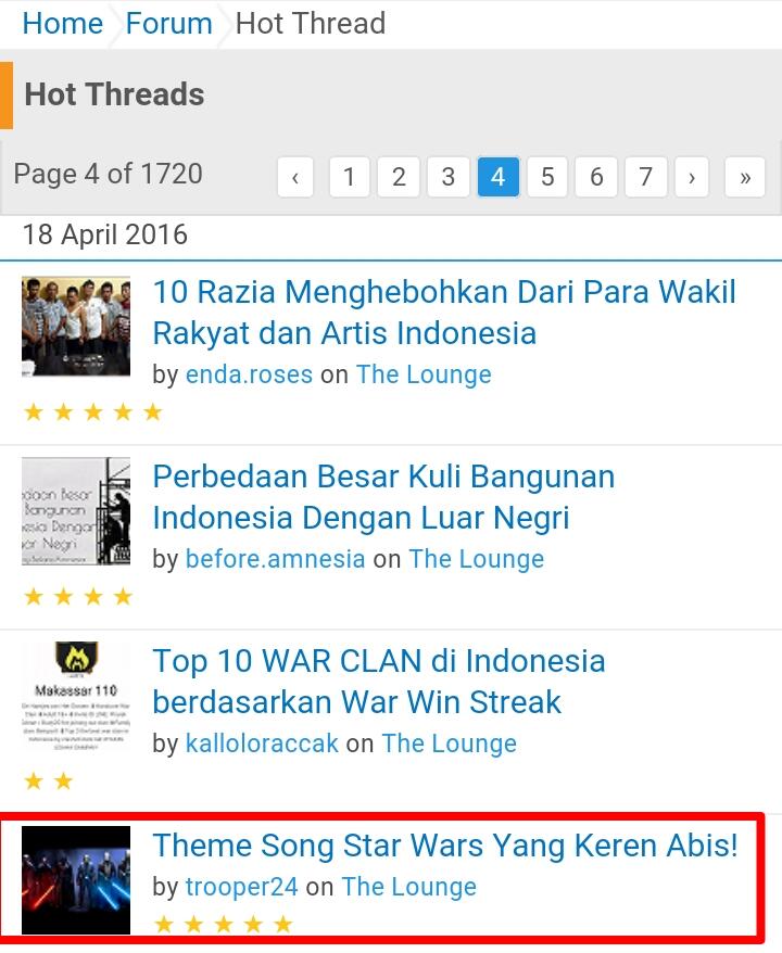 Theme Song Star Wars Yang Keren Abis!