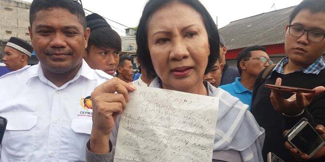 Dapat surat misterius, Ratna Sarumpaet duga dari pendukung Ahok