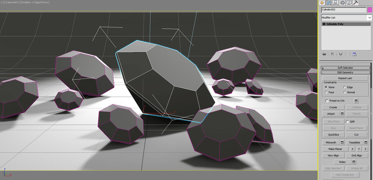 MIA shader for Diamond Gems - MR rendering