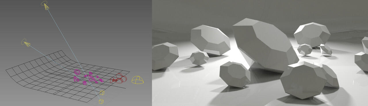 MIA shader for Diamond Gems - MR rendering