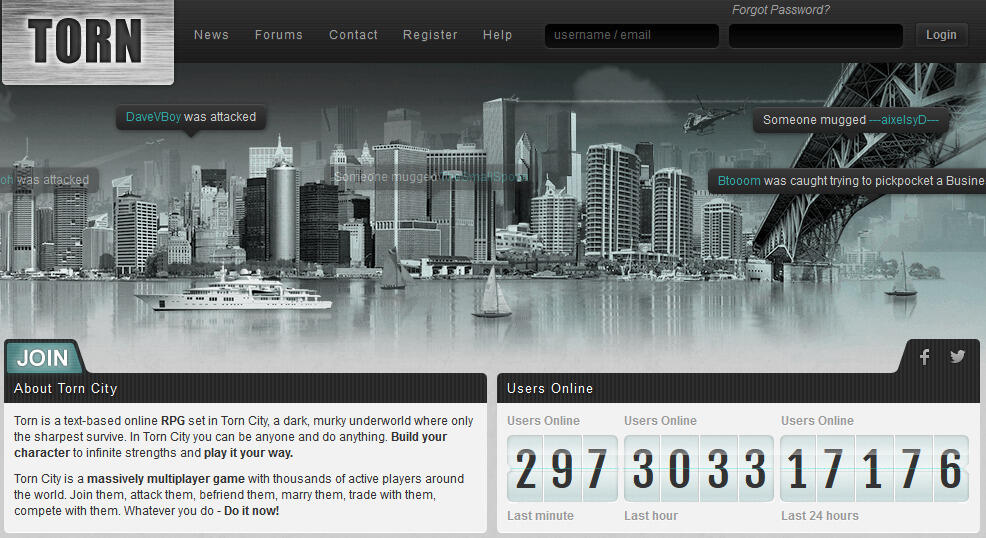 TORN CITY &#91;BEST GAME BERBASIS TEXT DI DUNIA&#93;