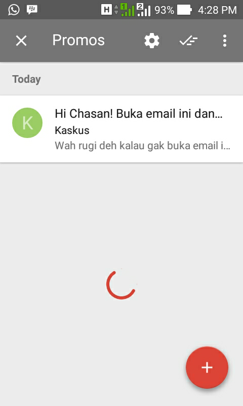 kaskus masuk kategori "Promo" di gmail, bukan "Forum" lagi.