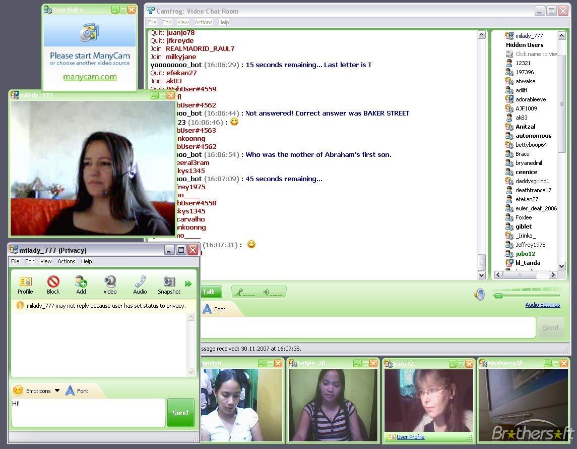 Chat Rooms With Webcams