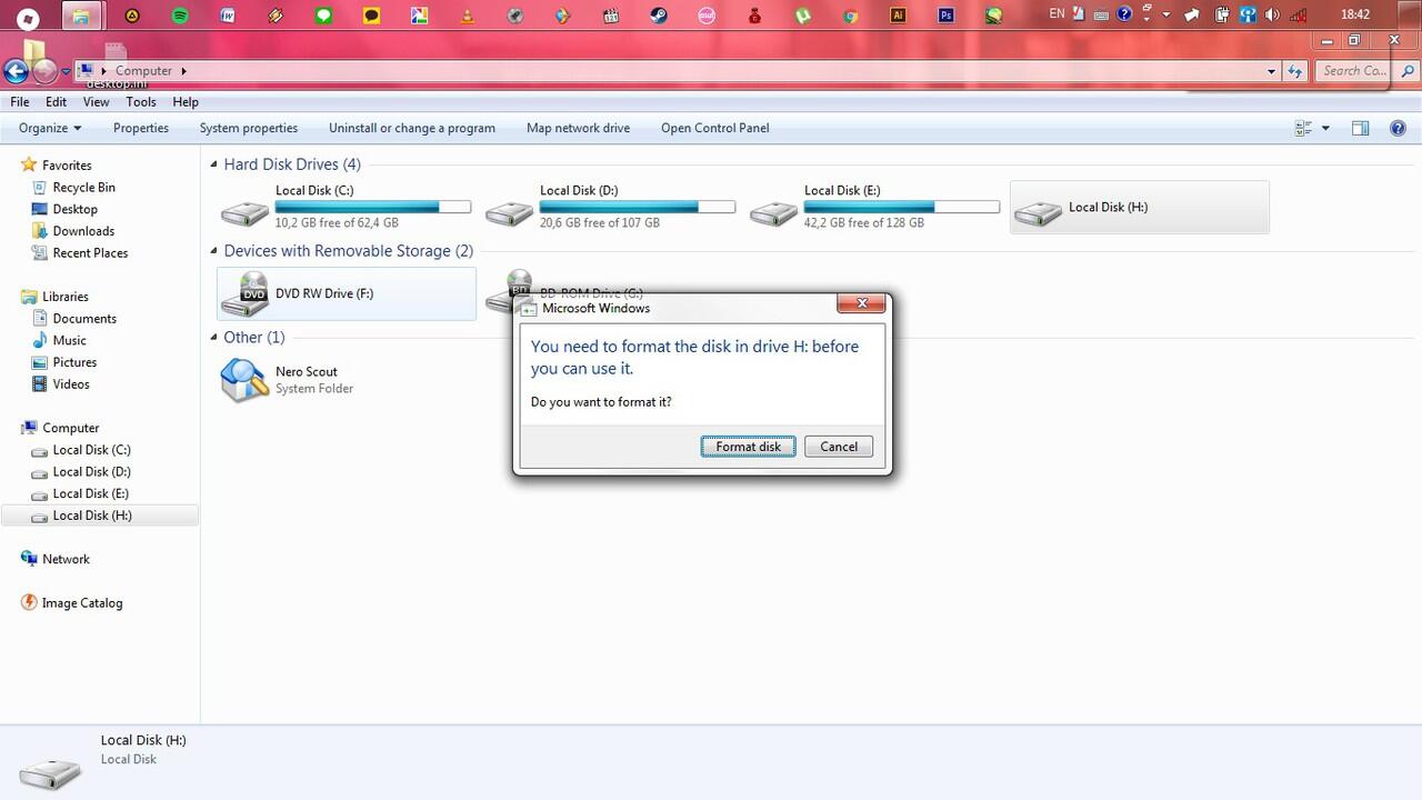 Mau tanya soal problem pada Harddisk External !