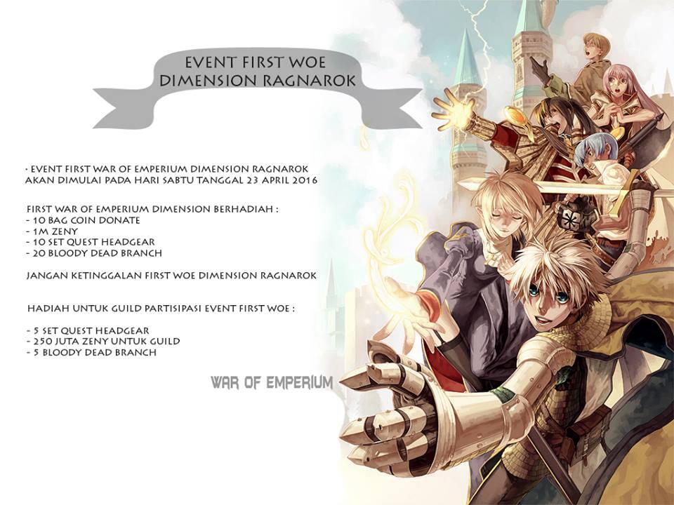 DIMENSION RAGNAROK SERVER TERBARU FRESH RAGNAROK OBT 22/03/2016 
