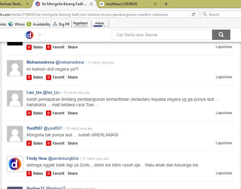 Ke Mongolia Untuk Bicara Kemaritiman Fadli Zon, Tantowi di Protes netizen :P