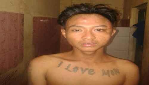 Bandit Bertato 'I Love U Mom' Dibekuk Polisi