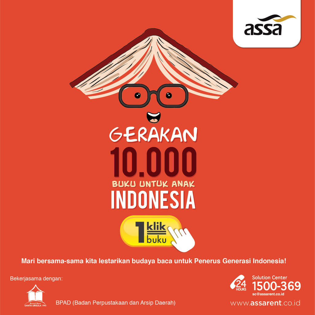 1 KLIK, SUMBANG 1 BUKU!