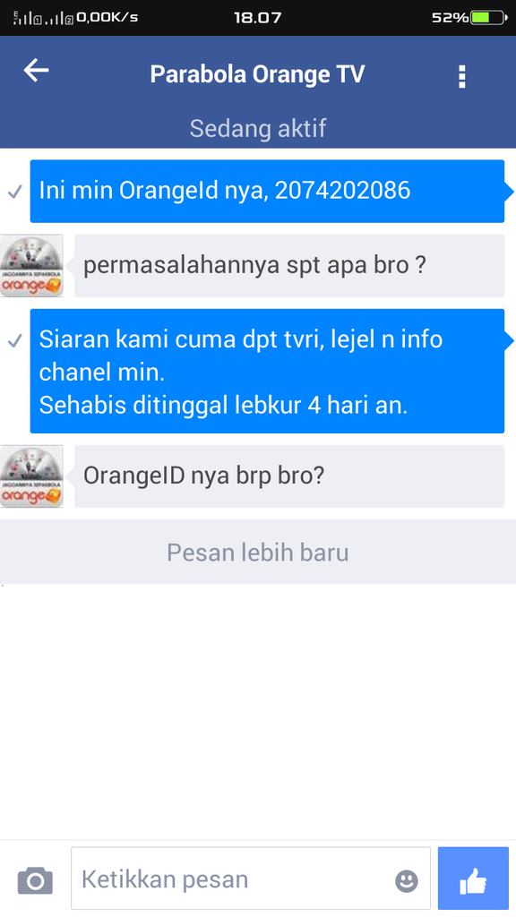 Kebijakan Orange TV berubah (korban iklan), nasib orang kere.