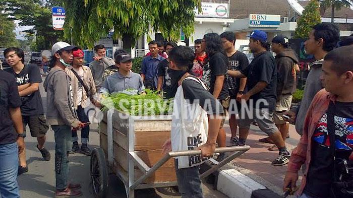 &#91;KOMBAT NATURE&#93; Anak Punk Kediri Cabut Paku di Pohon &amp; Bagikan Bibit Pohon Sengon