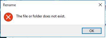 (HELP) Rename dan Cut Folder di Windows 10 gk bisa