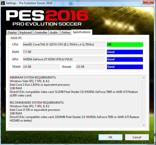 HELP!! Masalah di PES 2016 PC
