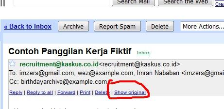 Job seeker Masuk, Penipu! Email Info Lowongan Kerja PTGudanggaram Mirip Sama Aslinya.