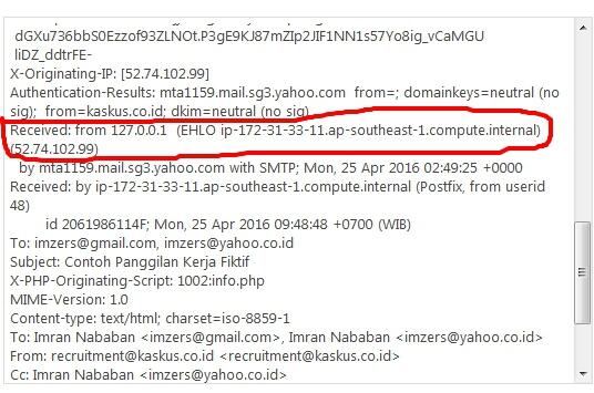 Job seeker Masuk, Penipu! Email Info Lowongan Kerja PTGudanggaram Mirip Sama Aslinya.