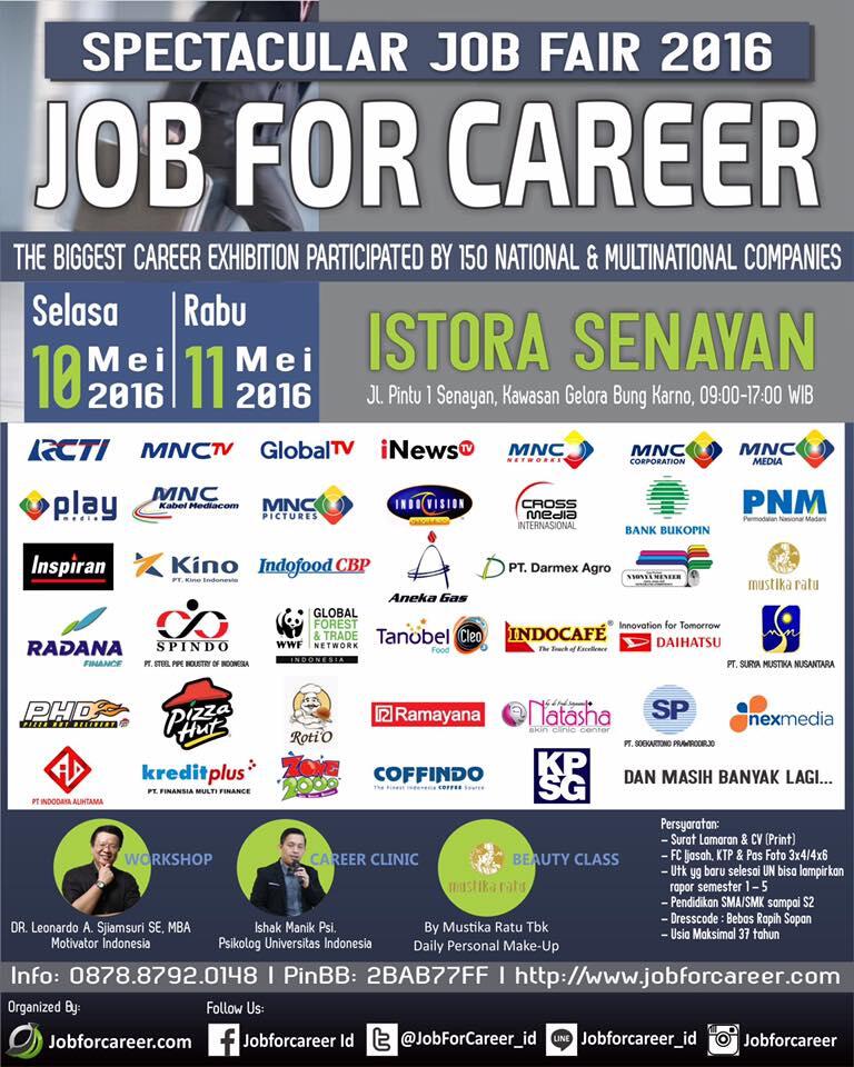 JOBFORCAREER INDONESIA ISTORA SENAYAN