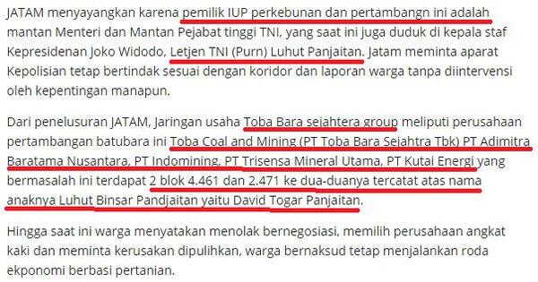 Rugikan Opung Luhut? Gw Buldoser Loe Semua!!!