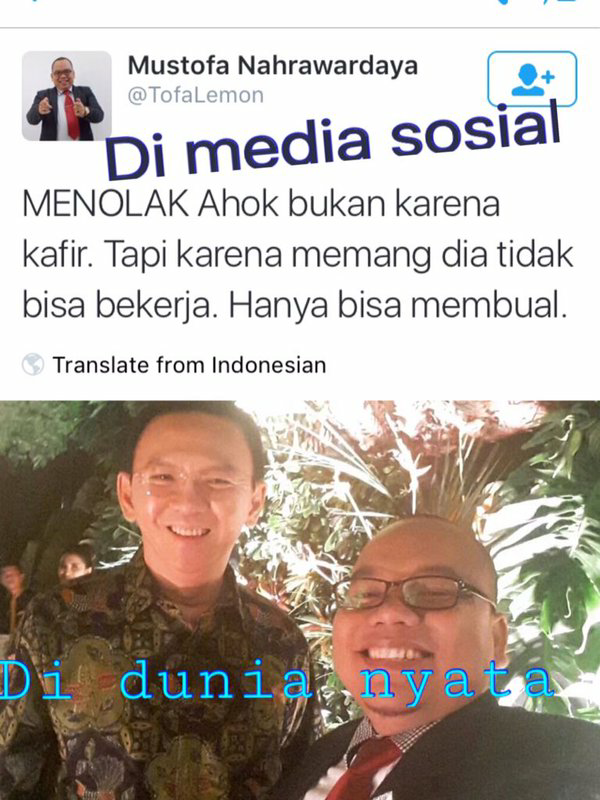 Ahok: Buruh (Nasbung) Demo untuk beli Motor