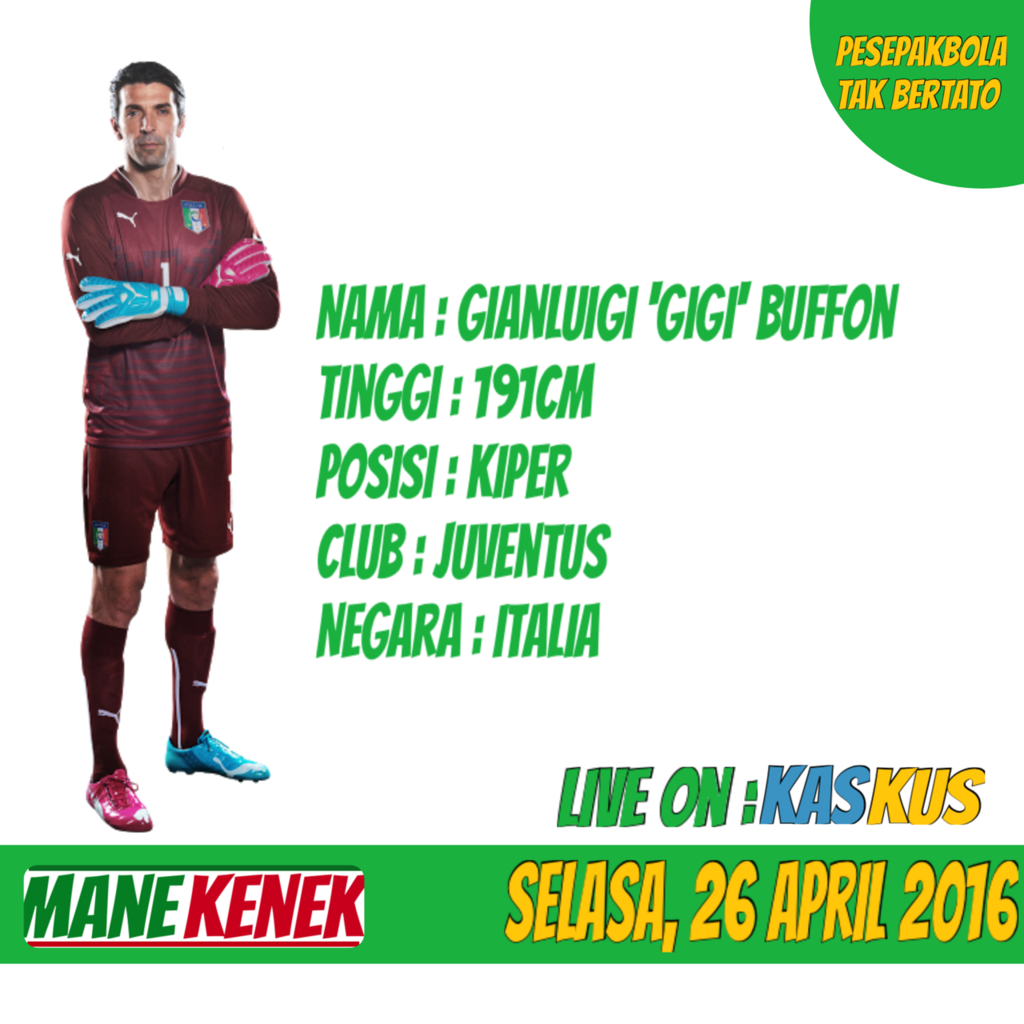 Pesepakbola Yang Tidak Bertato
