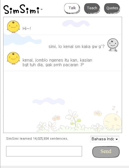 18 Percakapan kocak dengan simsimi, jomblo pasti tahu rasanya!