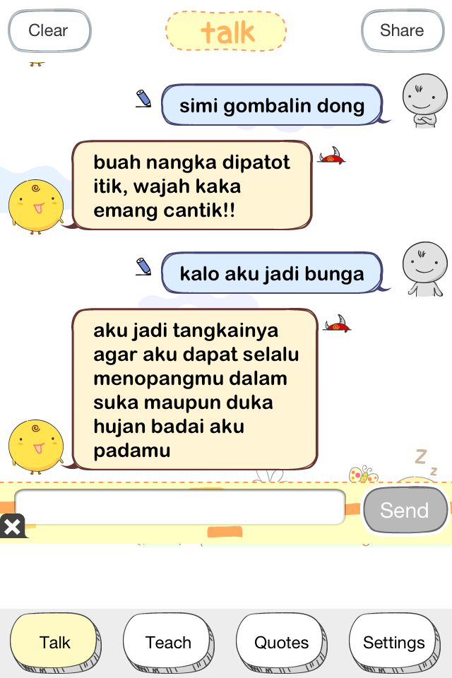 18 Percakapan kocak dengan simsimi, jomblo pasti tahu rasanya!