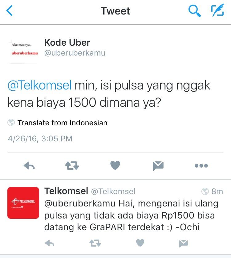 &#91;uberuberkamu&#93; Inilah cara isi pulsa telkomsel tanpa biaya 1500