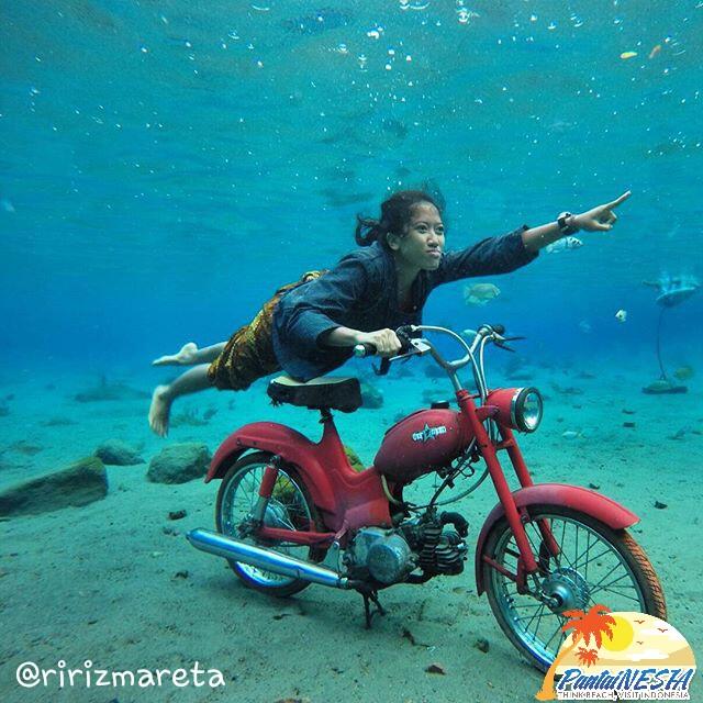 Terungkap! Begini Cara Menurunkan Motor di Umbul Ponggok Klaten.