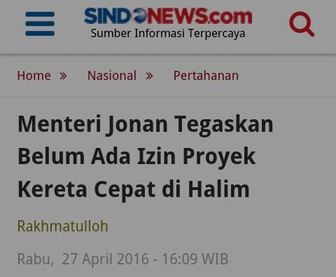 Menteri Rini Sebut Pekerja PT Kereta Cepat Indonesia China Tak Tahu Tempat Pengeboran