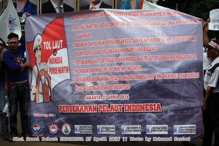 AKSI DAMAI PELAUT INDONESIA 27-04-2016
