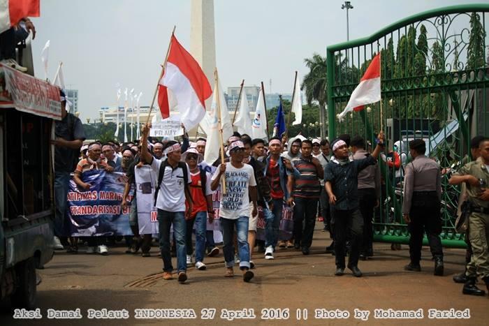 AKSI DAMAI PELAUT INDONESIA 27-04-2016