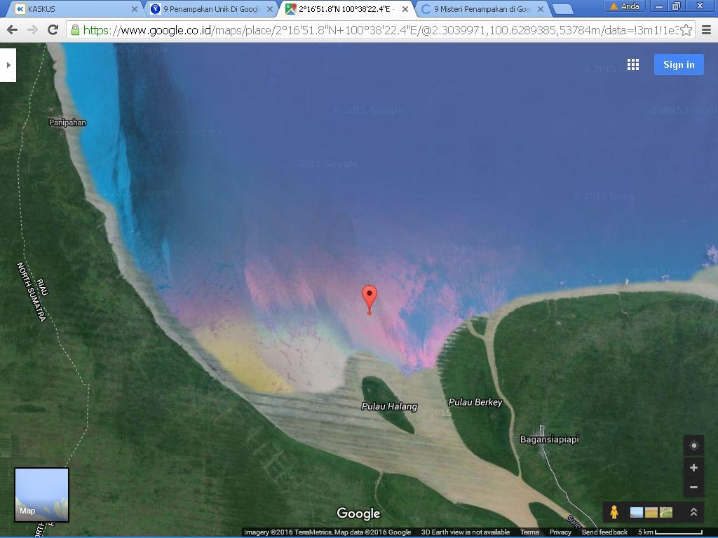 Penampakan Unik di Google Maps Indonesia