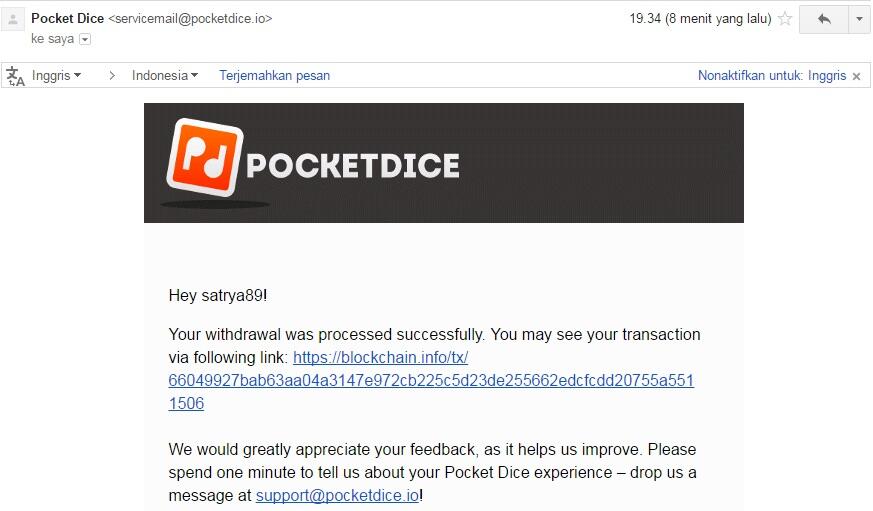 Pocket Dice Game Modal Gretong Duit Receh Asli WD+Proof no abal2 :D