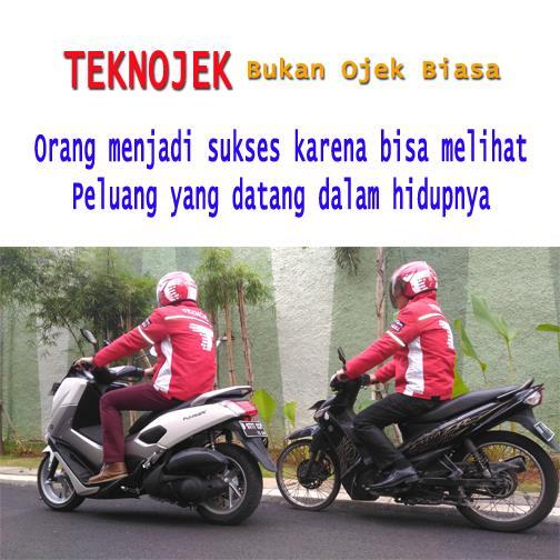 DIBUKA PENDAFTARAN OJEK ONLINE "TEKNOJEK" 