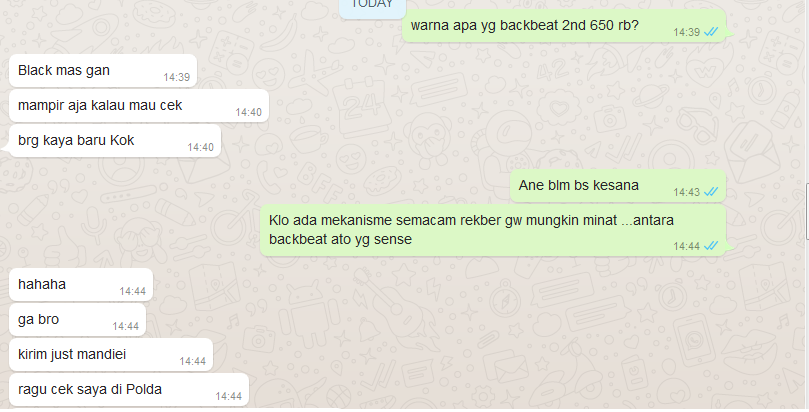 Percobaan penipuan dengan mengatas namakan Retire Moderator