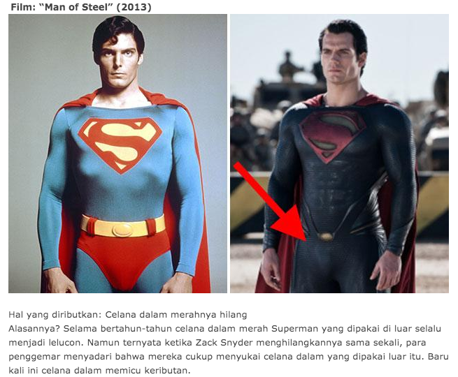 9 Perubahan Kostum Superhero yang Dikecam Penggemarnya