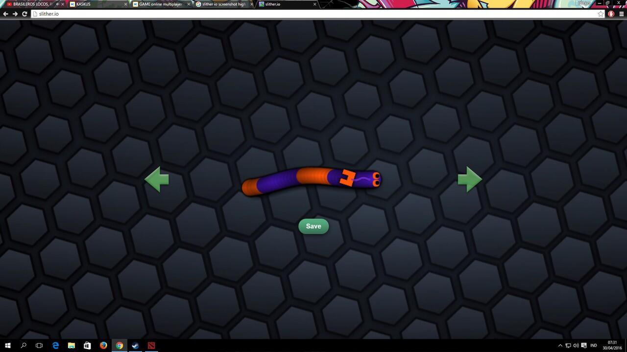 &#91;slither.io&#93; GAME online multiplayer berbasis web baru WAJIB COBA!!