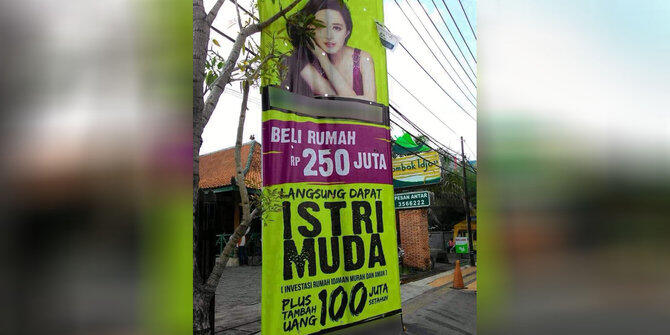 Beli satu unit bisa dapat ‘istri muda’ 