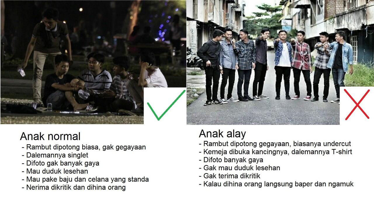 (Mantep) Ini Perbedaan Anak Alay dan Anak Normal Gan