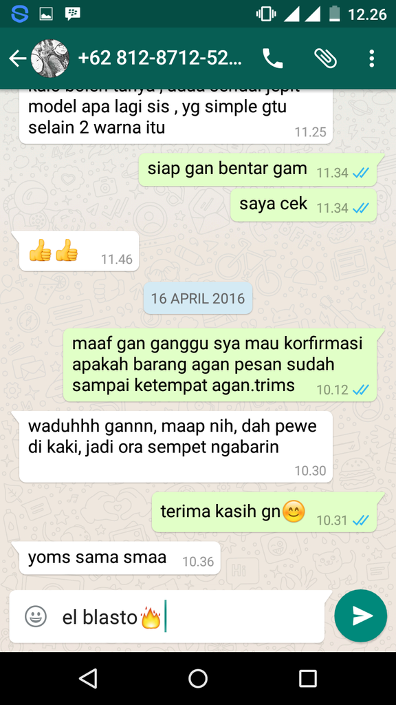 TESTIMONIAL DARI YANG SUDAH BERTRANSAKSI DI ELBLASTO/ KASKUS ID: BLASTOISE77 