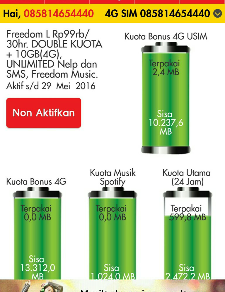 Benar ada 4G Indosat?