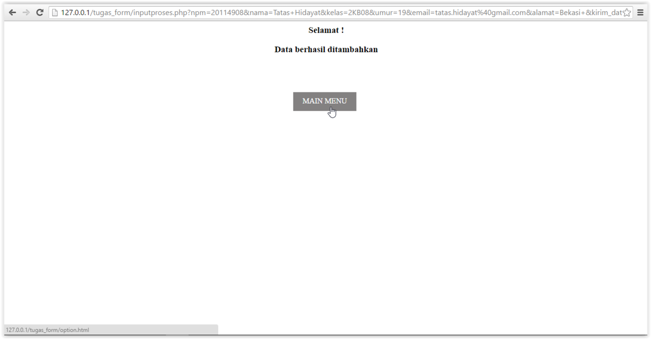 &#91;ASK&#93; PHP - MySQL ,Query 'terlihat' jalan sempurna, namun database tidak berubah